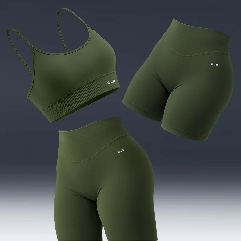 Women's sportswear set (three-piece set)