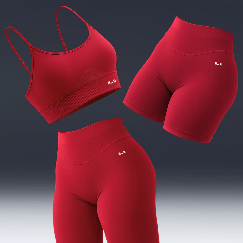 Women's sportswear set (three-piece set)