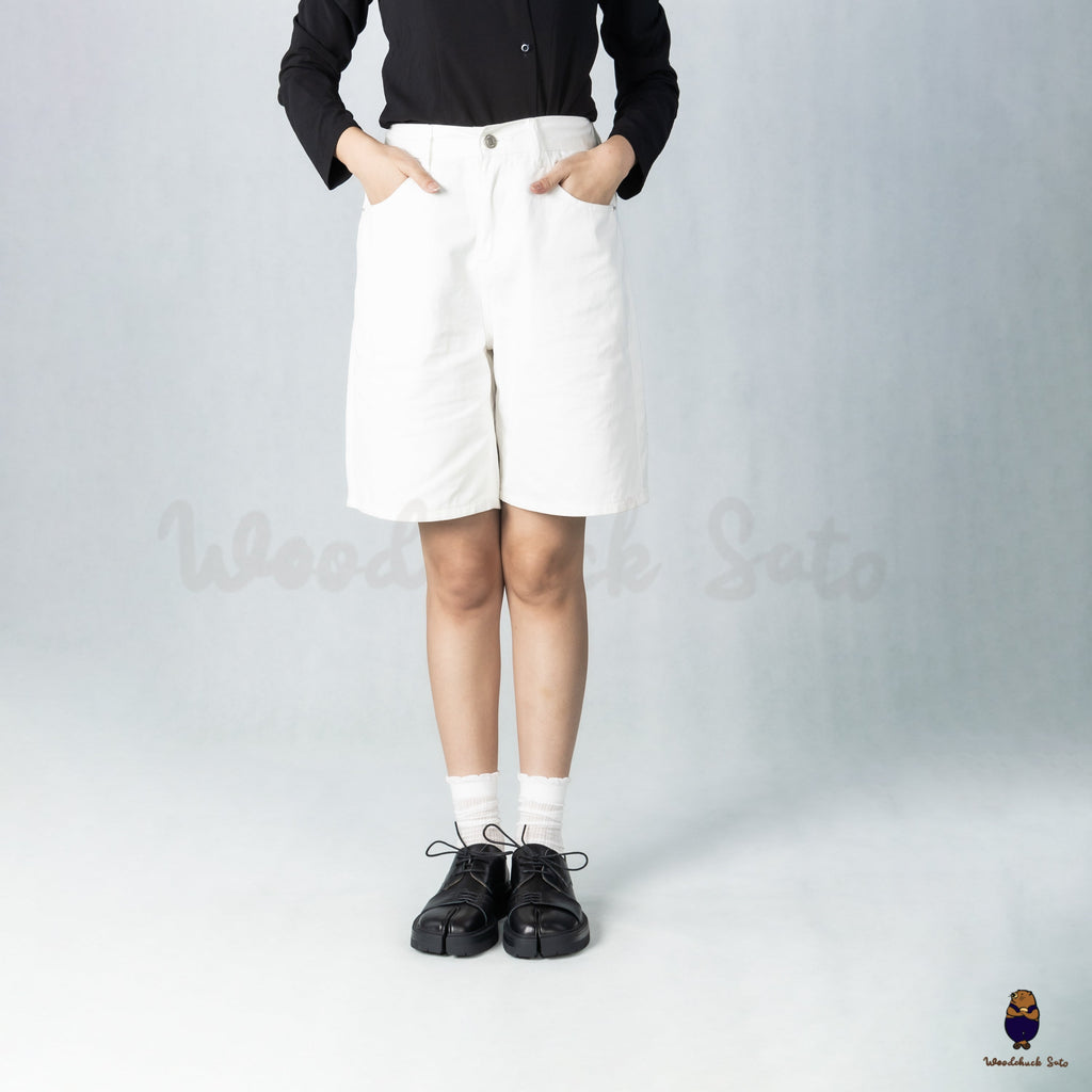 WoodchuckSato Black Cow Leather Tabi Derby Shoes with Double-Lace Design & Chunky Sole