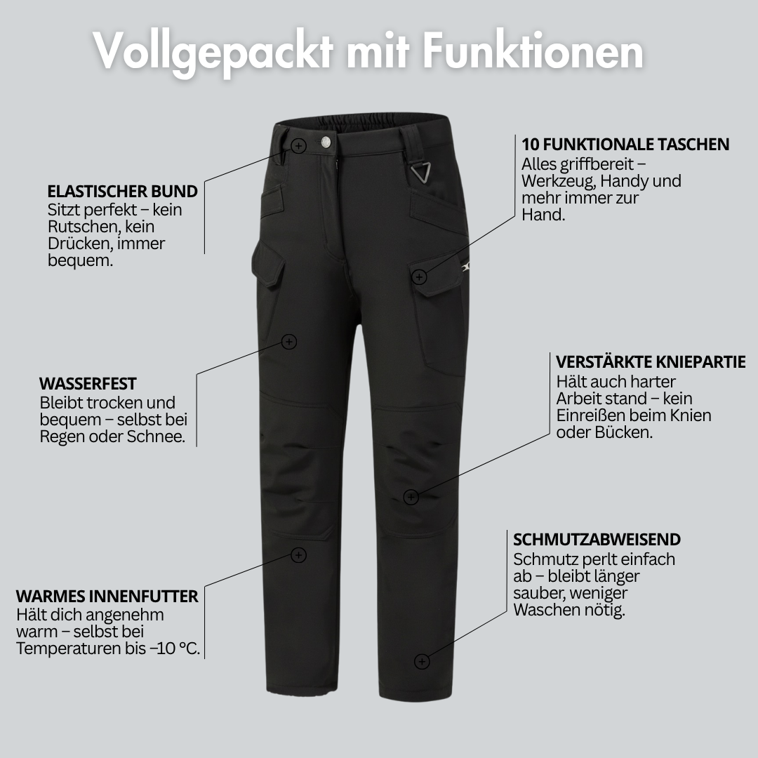 ProWork Thermo – wasserfest, warm gefüttert & mit vollem Schutz bei jedem Einsatz.